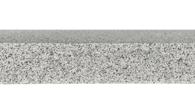 granit sten yta isolerat på transparent bakgrund, tömma texturerad plattform för produkt visa png