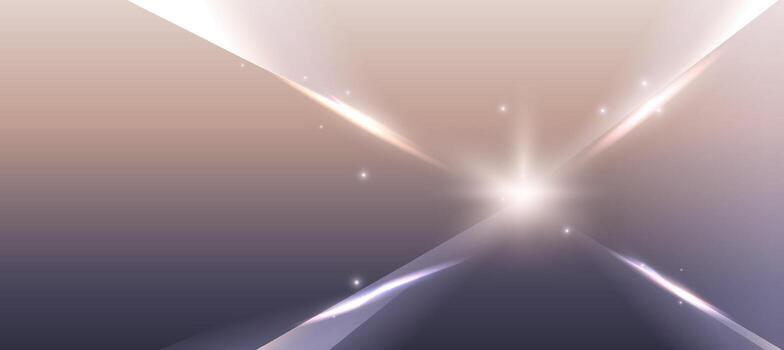 resumen brillante ligero rayos y destellos en pastel antecedentes vector