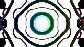 Abstract Colorful Circular Pattern Animation video
