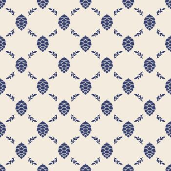 azul piña fiesta rama modelo vector