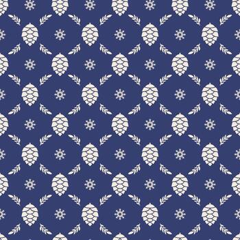 blanco pino cono invierno modelo vector