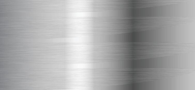 Abstract metallic texture with vertical brushed silver and light reflections creating a modern and elegant background vector