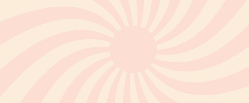 Swirl Groovy Starburst Set. Abstract retro vintage background pattern with radial rays. Rotating spiral stripes. illustration. Simple Horizontal template. Not AI vector