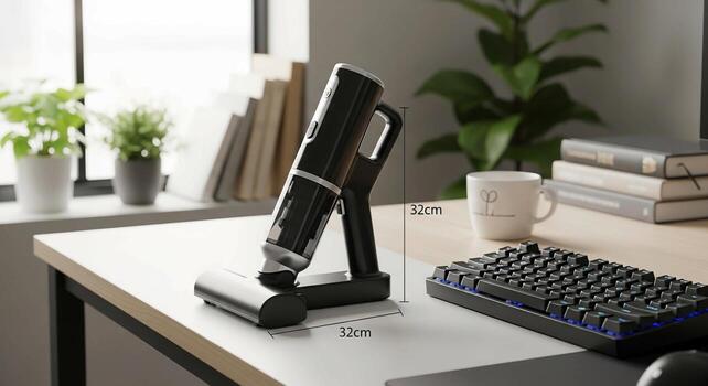 A desk with a keyboard, mouse and a computer photo