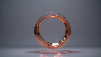 3d Rendering Circular Object video