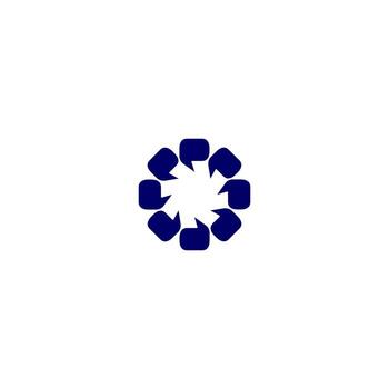 Abstract talk spiral dialog window for chat, forum, network community. isolated logo. vector