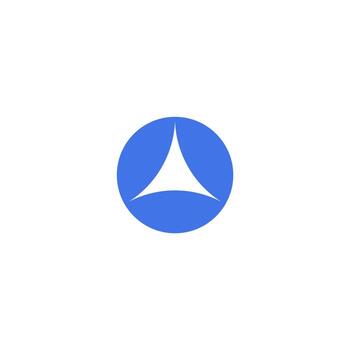 sencillo circulo logo icono diseño unidad. resumen línea diseño ilustración. vector