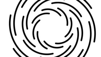 Two identical swirling forms mirror each other, symbolizing duality, repetition, and the continuous dance between balance and opposition video