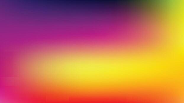 Vibrant purple yellow red gradient abstract with soft transitions color vector