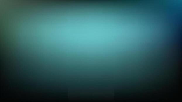 Deep teal blue gradient abstract with soft light dark vector
