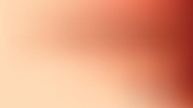 Soft gradient peach to deep red colors blending smoothly abstract orange vector