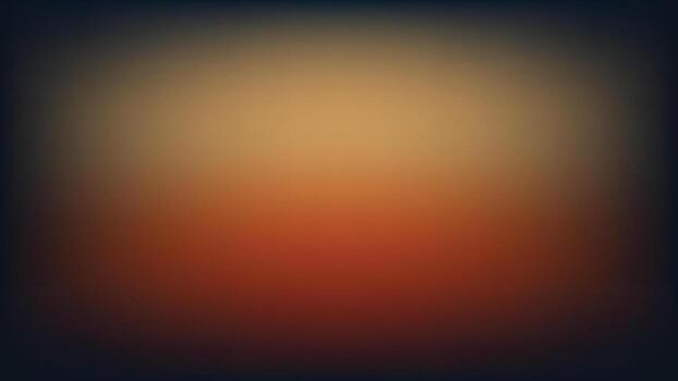 Dark blue to warm orange gradient abstract with vignette effect vector