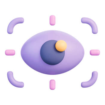 viso id occhio scansione con iris retina rivelazione per biometrico riconoscimento e sicurezza 3d illustrazione png