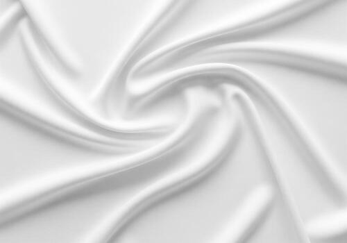 White fabric background with soft smooth waves and elegant draped text photo