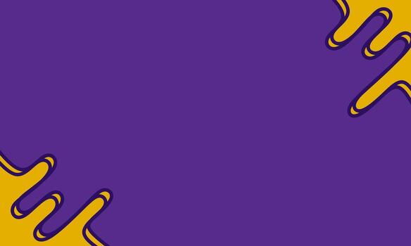 Abstract purple dotted background with yellow splash elements in modern pop art style, representing dynamic layout, stylish composition, and creative decorative design for digital projects. vector