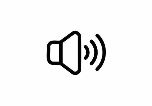 Unlock vibrant soundscapes with this dynamic speaker icon, perfect for modern audio interfaces and multimedia projects. vector