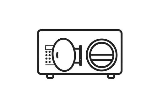 seguro tu futuro con esta seguro icono, Perfecto para finanzas, seguridad, y inversión proyectos, transmitir confiar y proteccion con esta mínimo diseño vector