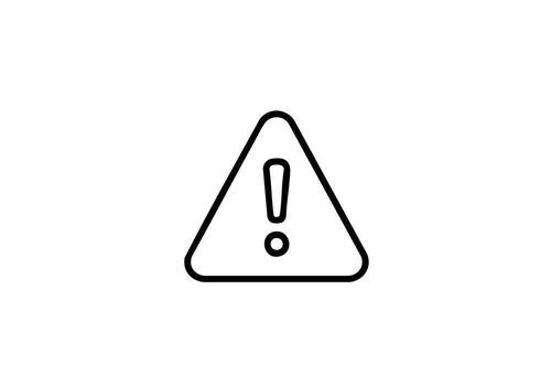 Alert Be cautious and pay attention to this warning sign, a universal symbol for potential hazards or important information to consider now vector