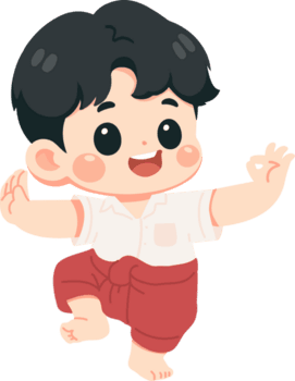 Junge Tanzen im rot Hose png