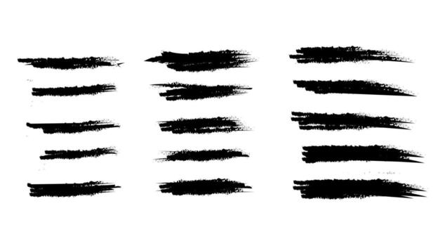 elements for line brushes, available in several sheets. grunge texture. vector