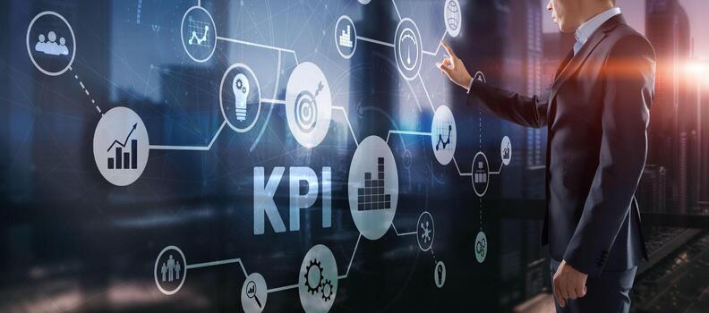 Kpi is a key performance indicator that measures the performance of a business photo