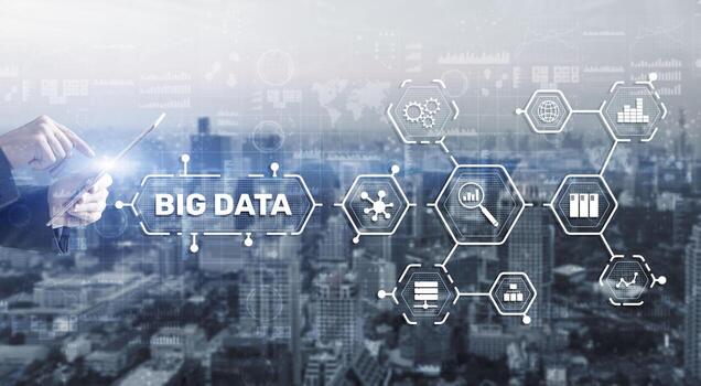 Big data in the business world photo