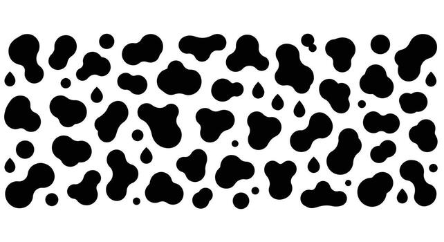 Black and White Irregular Splatter Pattern Background. vector