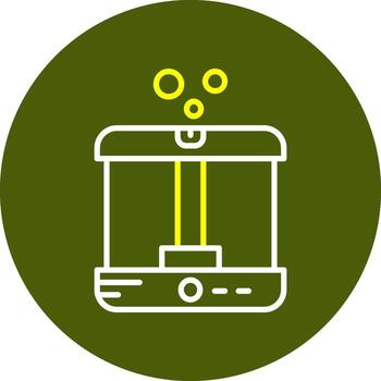 Humidifier Minimal Line Two Color Icon vector