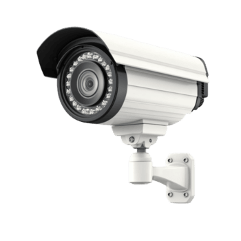 High-tech security camera monitoring and recording on a wall mount bracket providing surveillance and safety Modern CCTV technology for home business and public spaces png