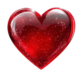 AI Image A radiant heartshaped gem glistens against a stark backdrop, embodying love and png