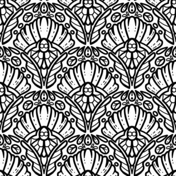 línea Escribiendo sin costura repetir modelo vector