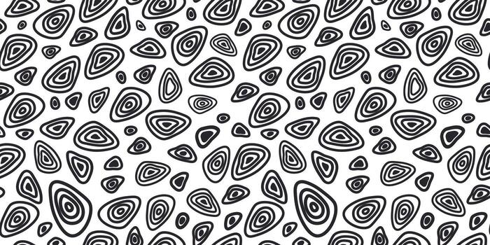 resumen negro y blanco modelo. sin costura antecedentes. formas, lineal dibujos, textura. vector