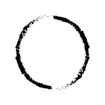 Grunge circle and Ellipse frames. Set of black ink ball. Collection of Ellipse borders and circle stamp imprints. Isolated on white background. vector