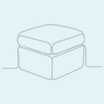 Stacked cardboard boxes with open flaps, arranged in a tidy manner on a plain , suggesting storage or packaging concepts vector