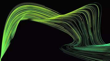dynamisk trogen partikel linje animering abstrakt bakgrund i sömlös slinga video