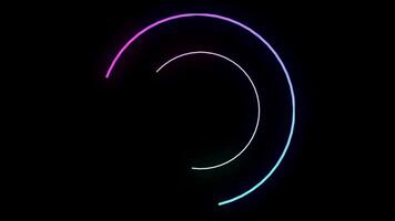 elegante ligero fluir partículas antecedentes sin costura lazo video