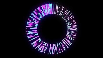 damm partikel virvla runt bakgrund abstrakt animering video