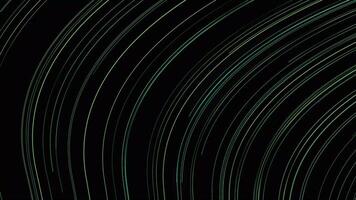 Abstract glowing neon wave particle line motion background futuristic seamless animation video