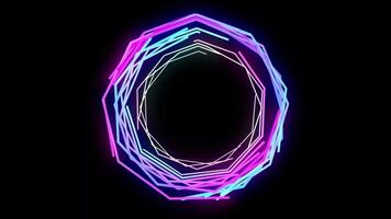 elegante partícula ligero ola movimiento antecedentes lazo video