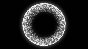 magisk damm glöd partikel rörelse bakgrund slinga video