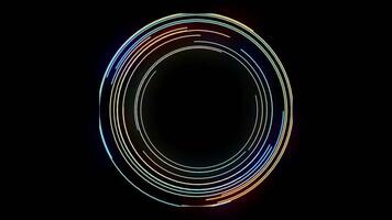 Abstract dust particle wave motion background loop video