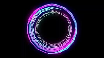 Abstract shiny particle flow background loop animation video