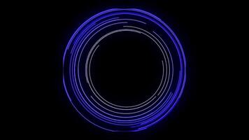 Blue abstract light particle background seamless loop video