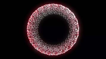 flytande gyllene gnistra partikel bakgrund slinga rörelse video