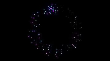 flutuando bokeh brilhar partículas fundo desatado ciclo video