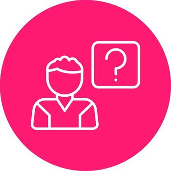 proyecto tarea dificultades multi color circulo vector