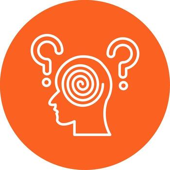 Visual Hallucination Episode Multi Color Circle vector