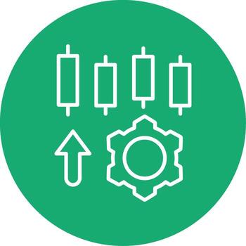System Configuration Settings Multi Color Circle vector