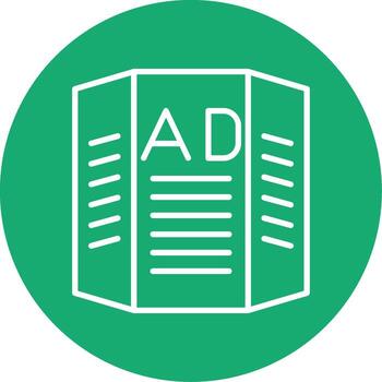 Digital Display Board Multi Color Circle vector