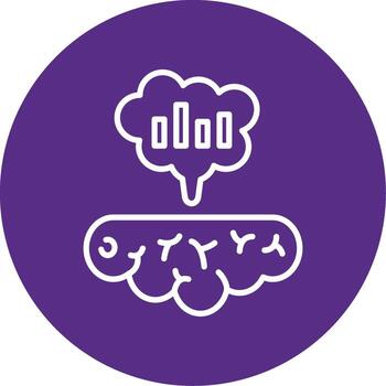 Deep Data Analyzing Multi Color Circle vector